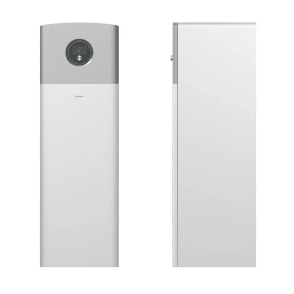 Hisense oras-vanduo šilumos siurblys Hi-Therma Integra Combi AHW-080HCDS1 + AHS-080HCDSAA-23 8,0kW, su integruotu 230l boileriu, rezervinis 3kW tenas - Image 2
