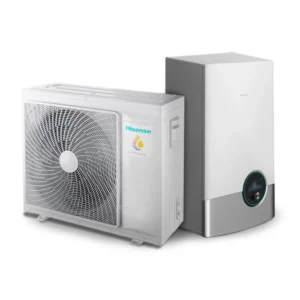 Hisense oras-vanduo šilumos siurblys Hi-Therma Split AHW-044HCDS1 + AHM-044HCDSAA 4,40kW, rezervinis 3kW tenas