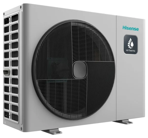 Hisense oras-vanduo šilumos siurblys Hi-Therma Integra Combi AHW-080HCDS1 + AHS-080HCDSAA-23 8,0kW, su integruotu 230l boileriu, rezervinis 3kW tenas - Image 3